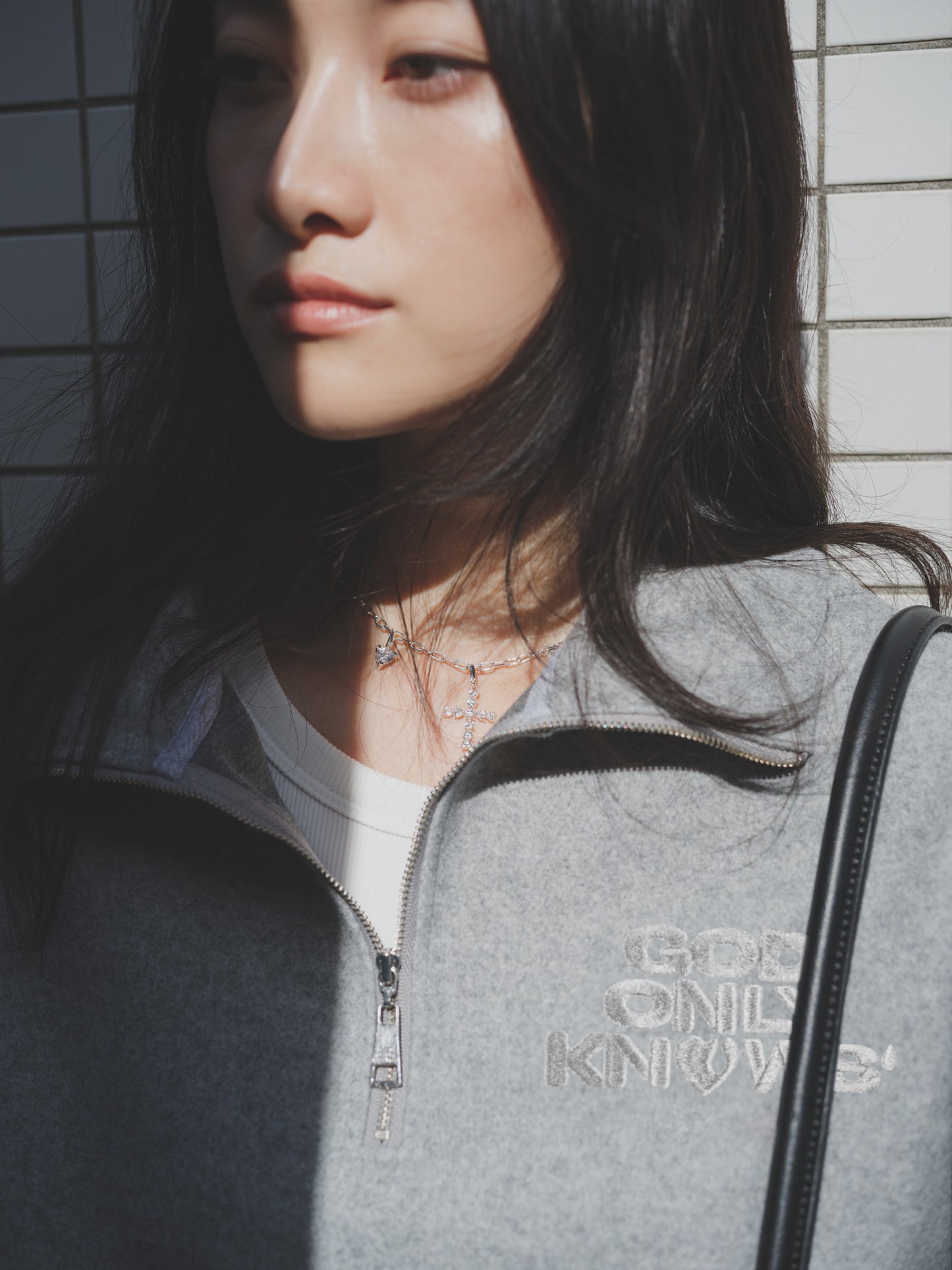 HEART CROSS NECKLACE