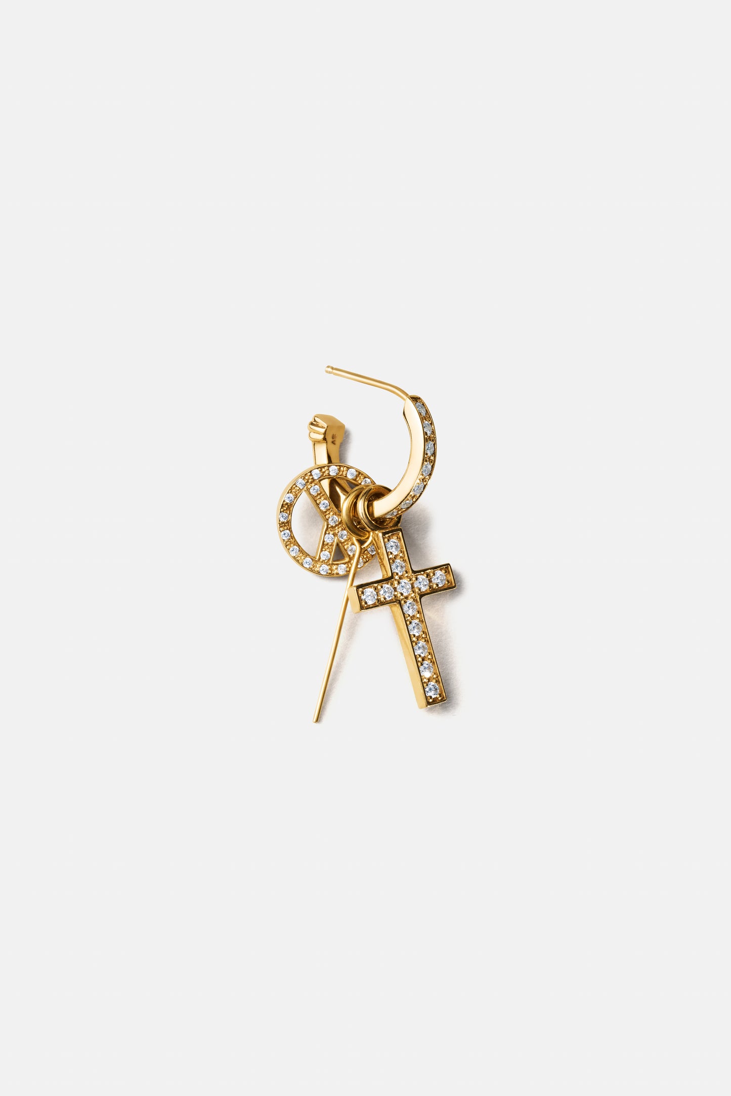 CROSS SET EARRINGS