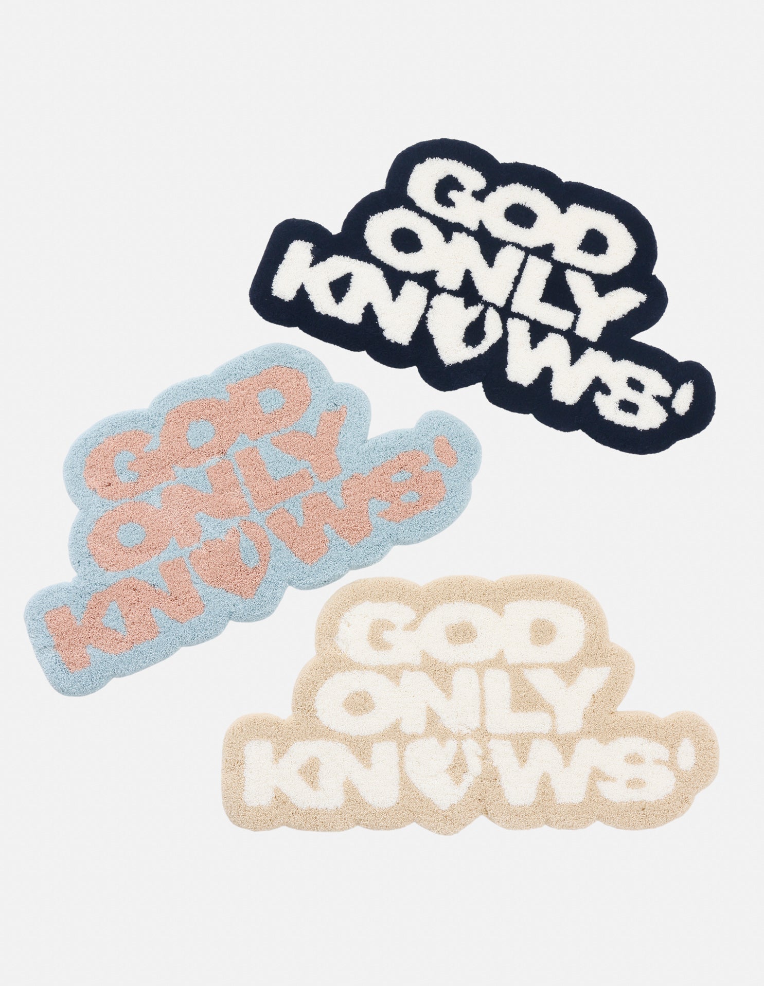 ミュージシャン GOD ONLY KNOWS MIYOSHI RUG SIGNATURE LOGO RUG – GOD ONLY KNOWS