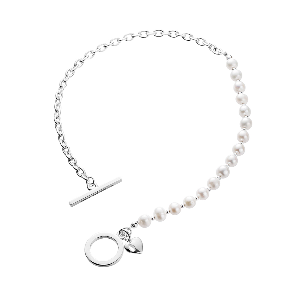 PEARL HEART BRACELET