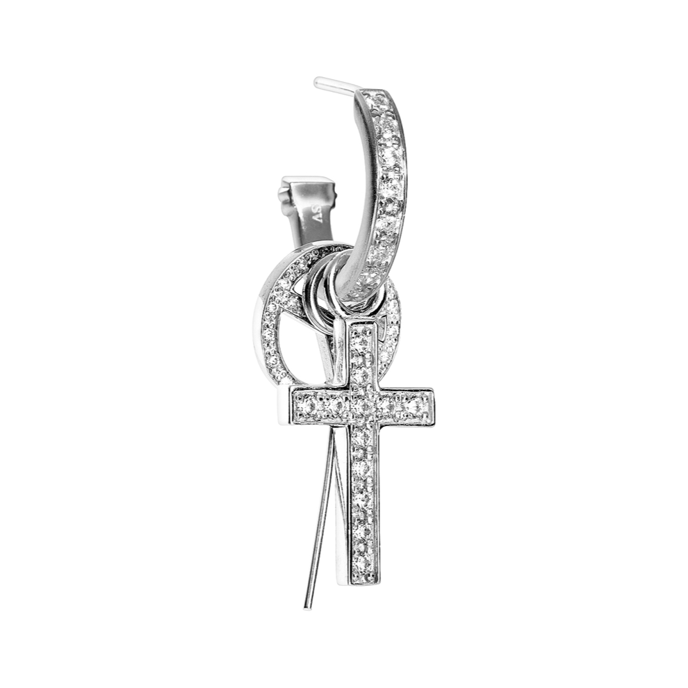 CROSS SET EARRINGS