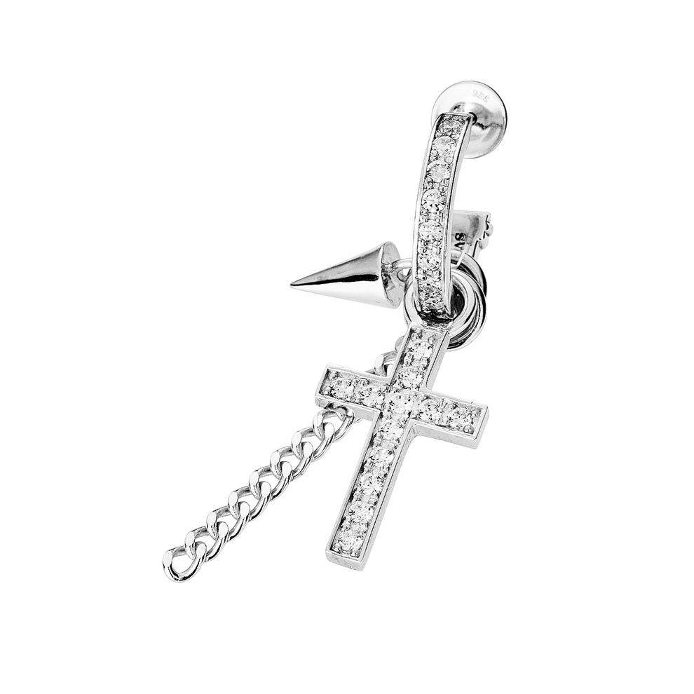 CROSS SET EARRINGS