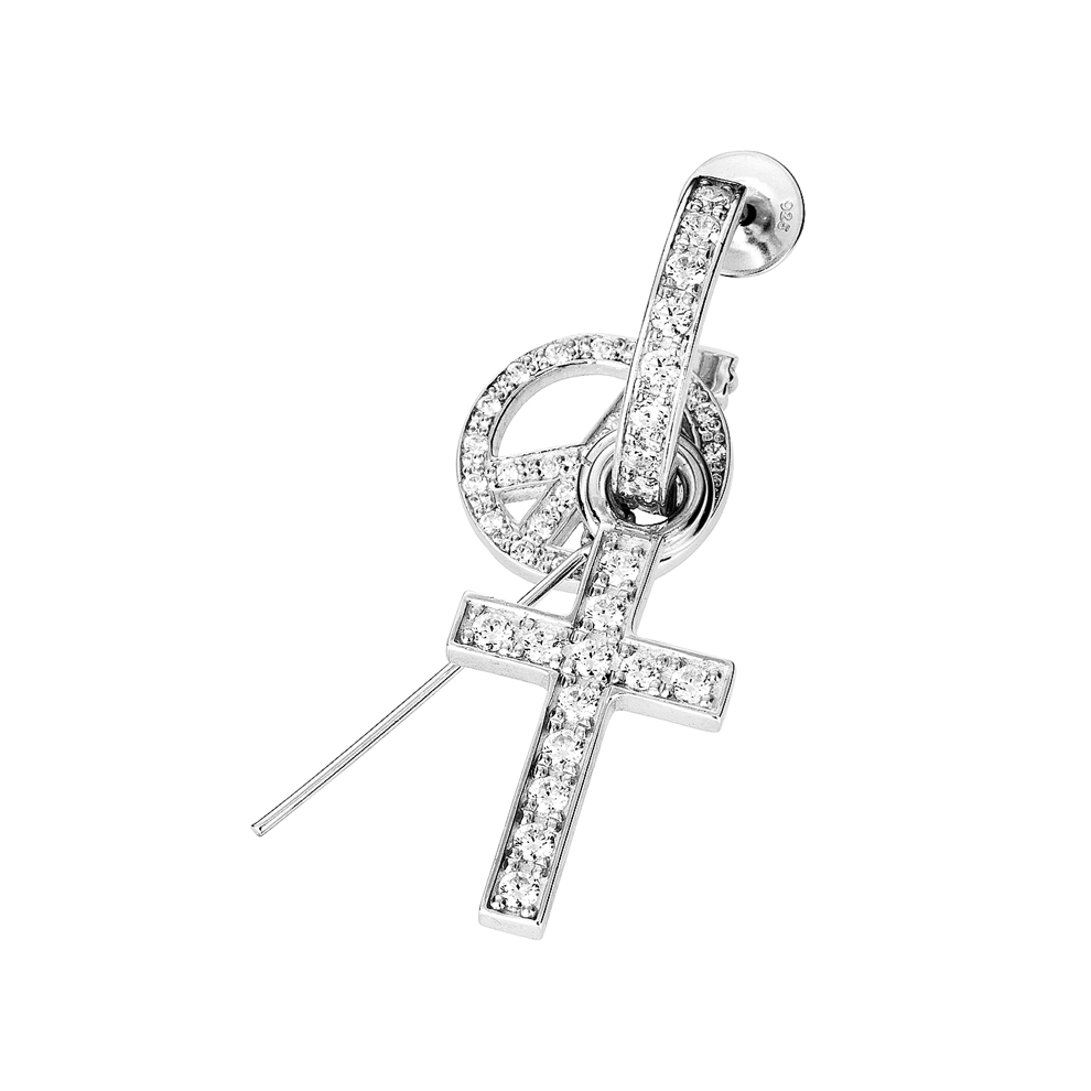 CROSS SET EARRINGS