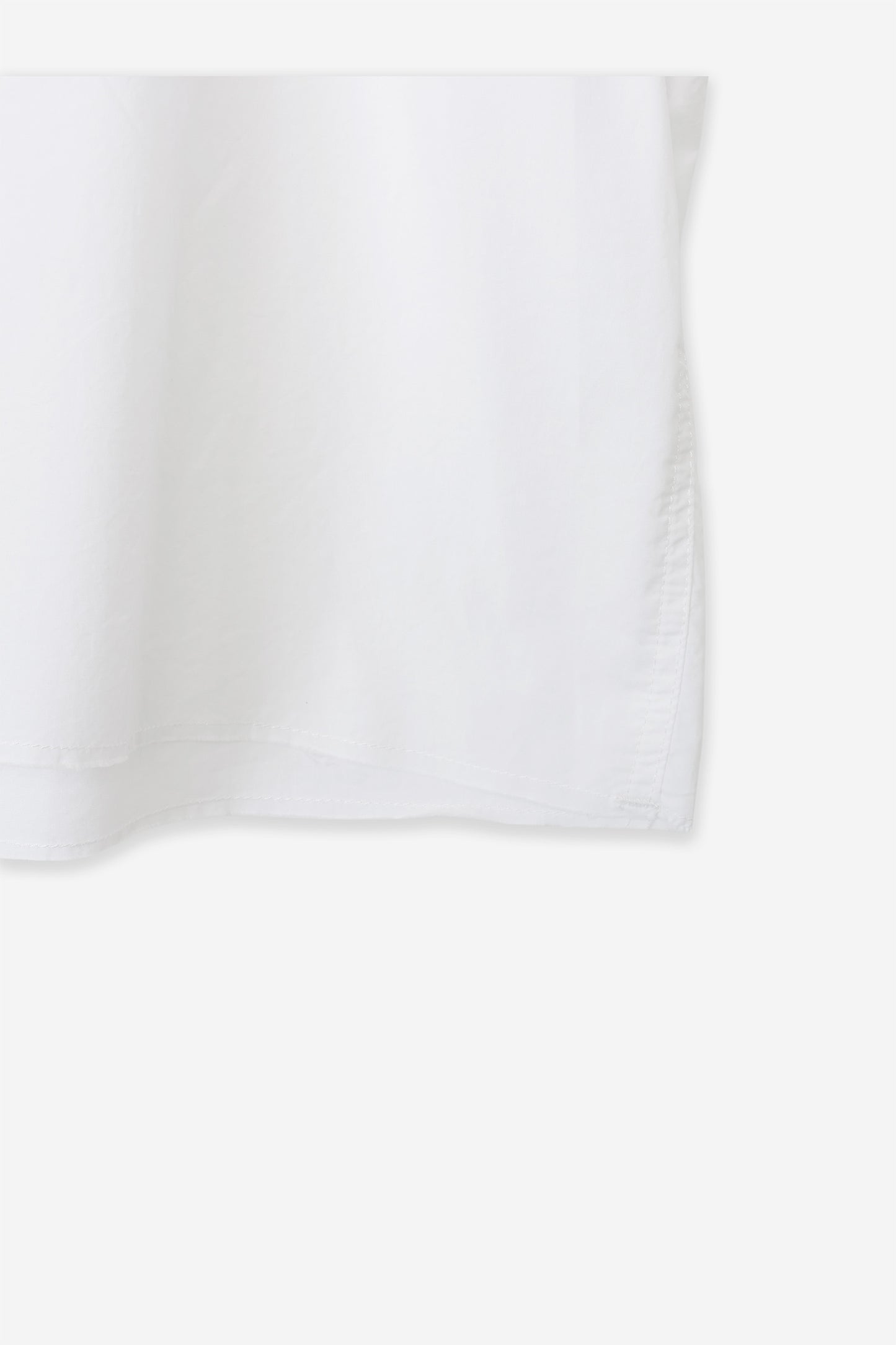 CROPPED PLAIN SHIRT