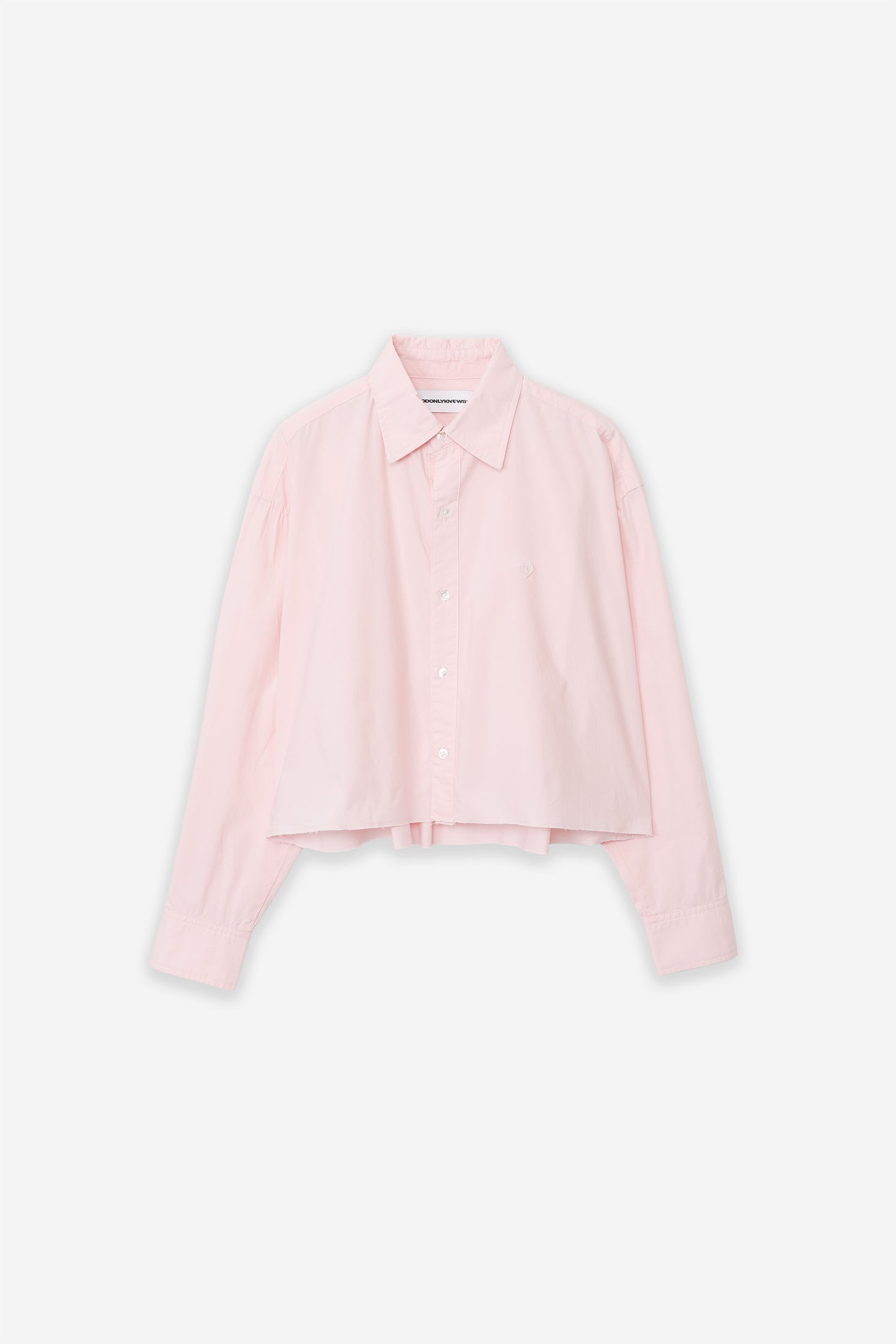 CROPPED PLAIN SHIRT
