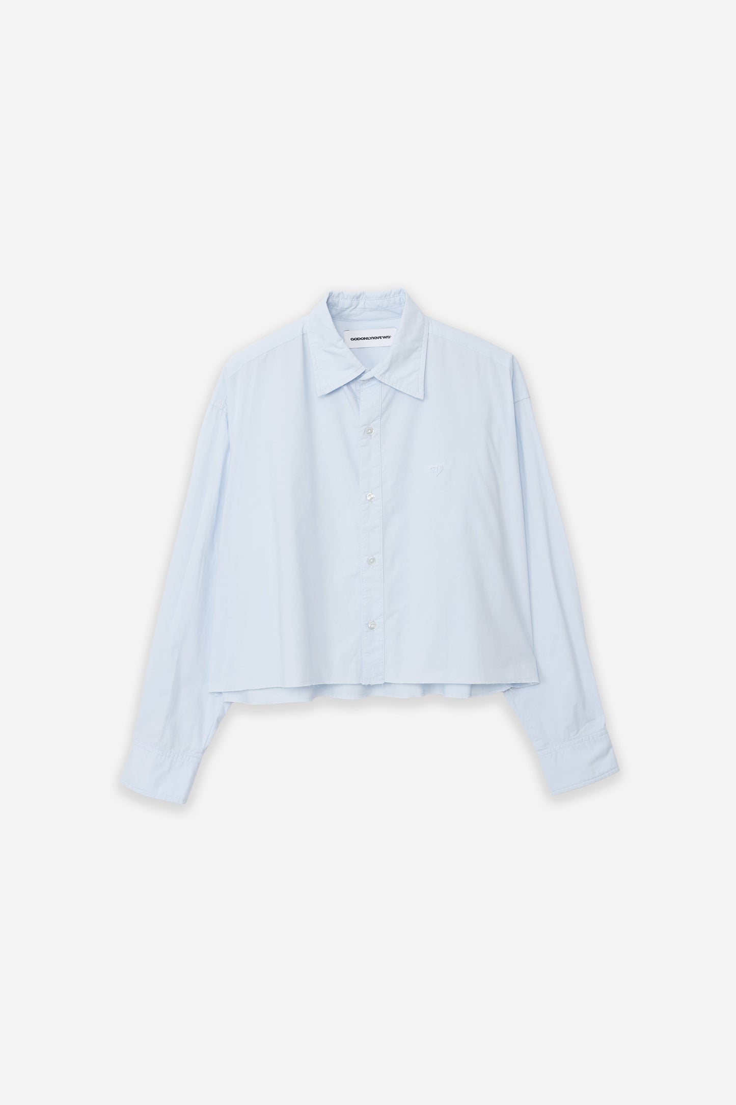CROPPED PLAIN SHIRT