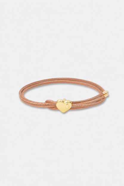 TEAR HEART CORD BRACELET