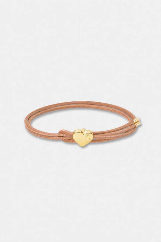 TEAR HEART CORD BRACELET