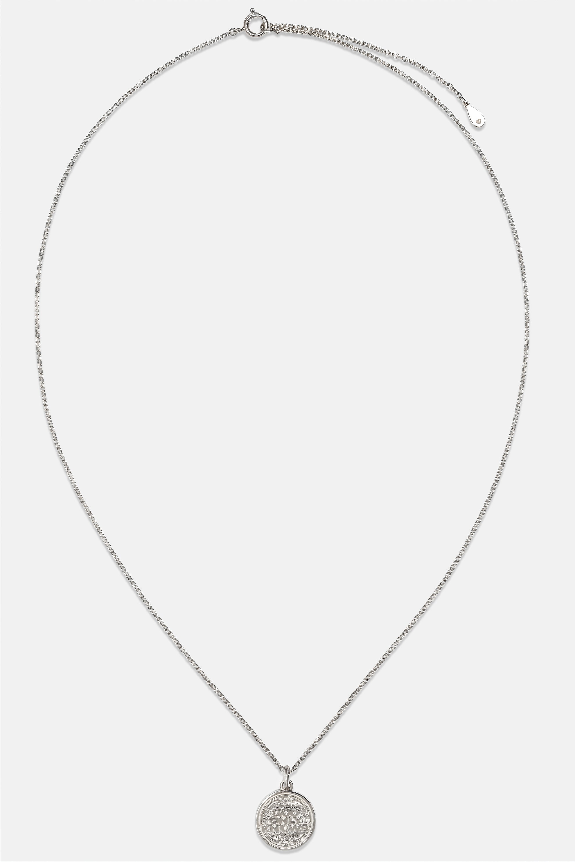 COIN PENDANT NECKLACE – GOD ONLY KNOWS