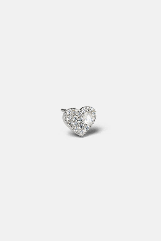 PAVE TEARHEART EARRING