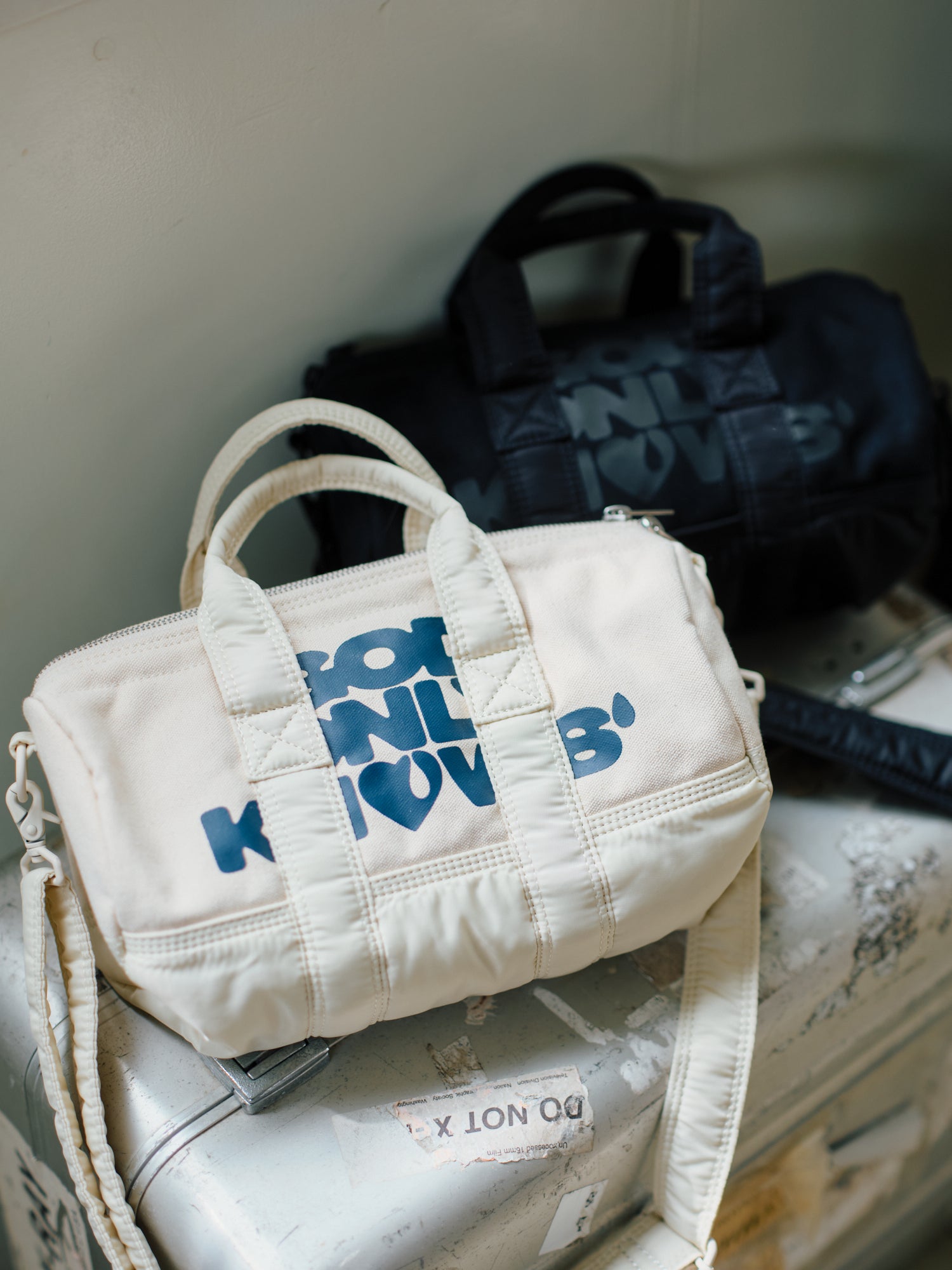 2WAY MINI BOSTON BAG – GOD ONLY KNOWS