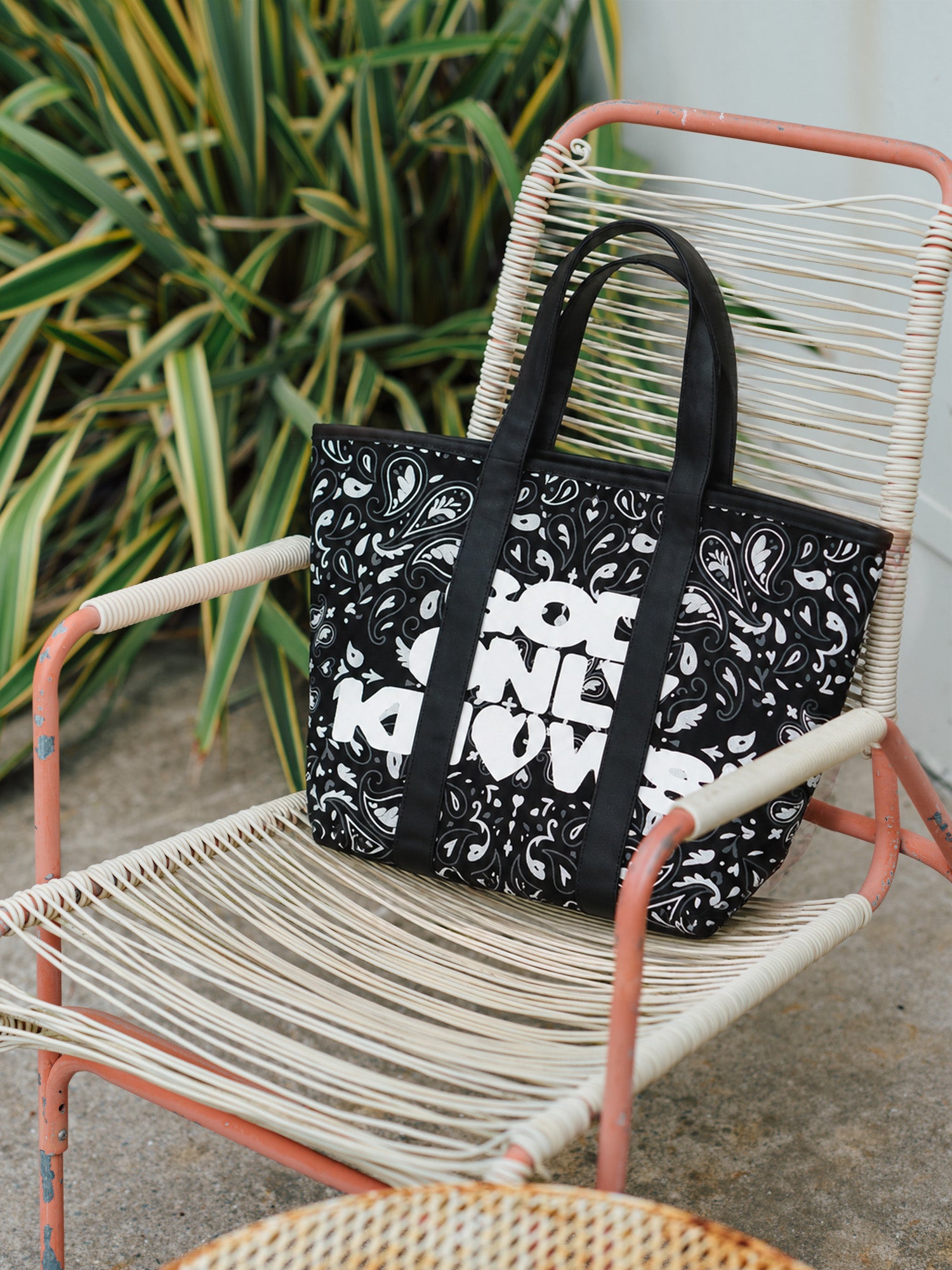 BANDANA TOTE BAG – GOD ONLY KNOWS