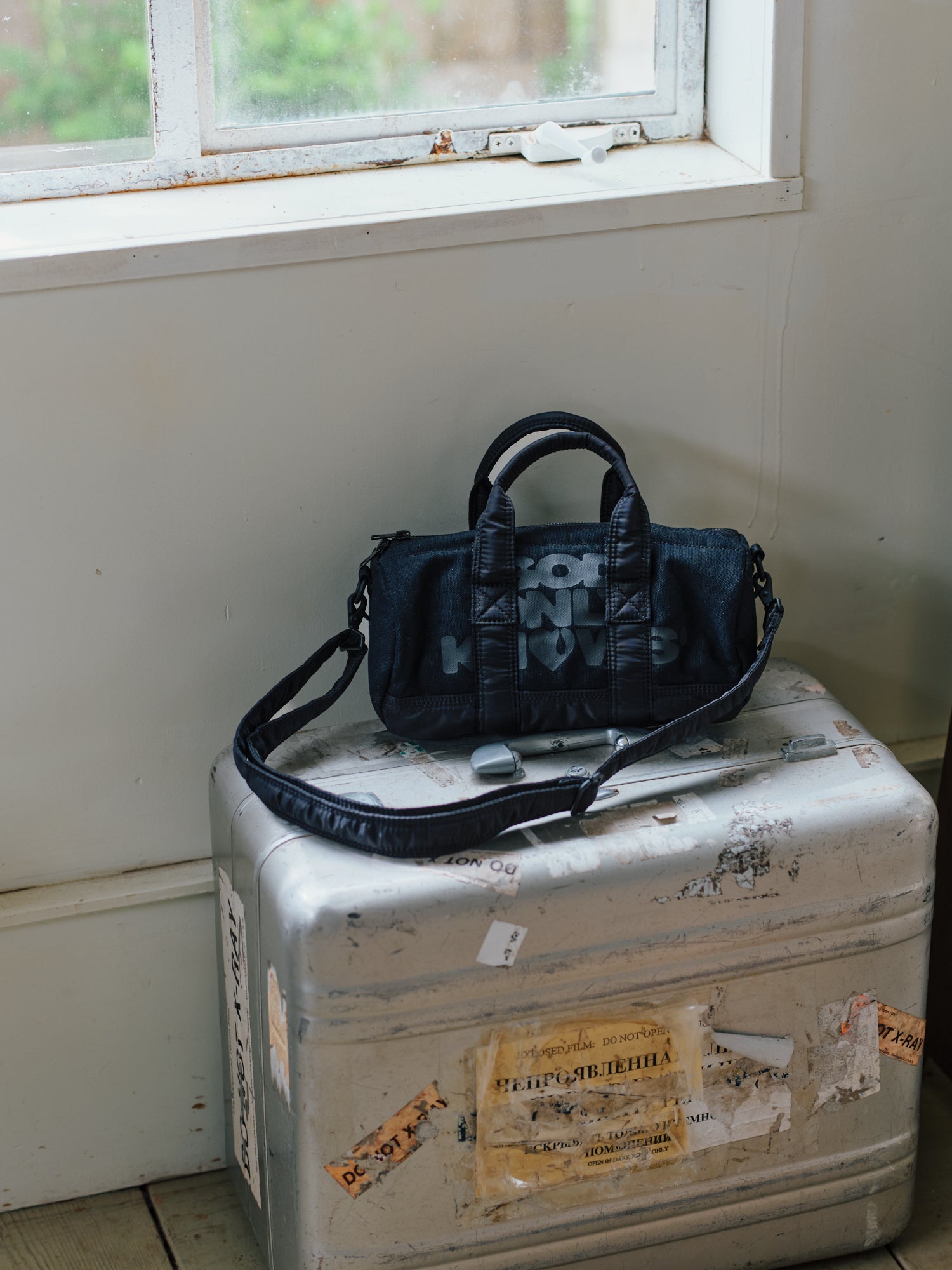 2WAY MINI BOSTON BAG – GOD ONLY KNOWS