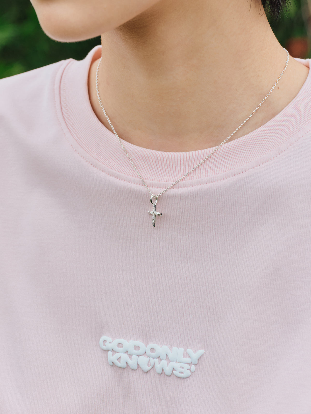 HEART CROSS NECKLACE – GOD ONLY KNOWS