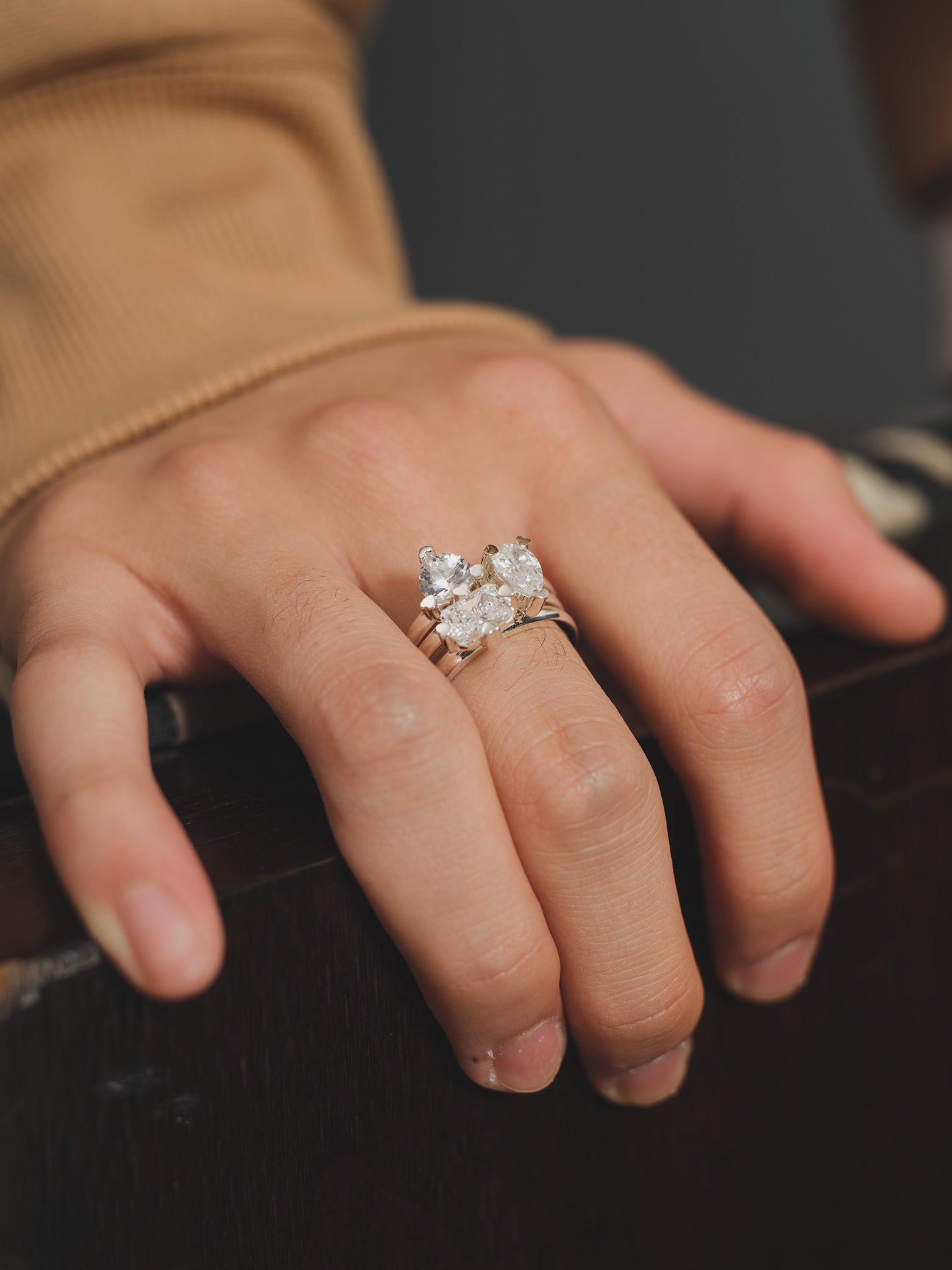 STONE SILVER RING – GOD ONLY KNOWS