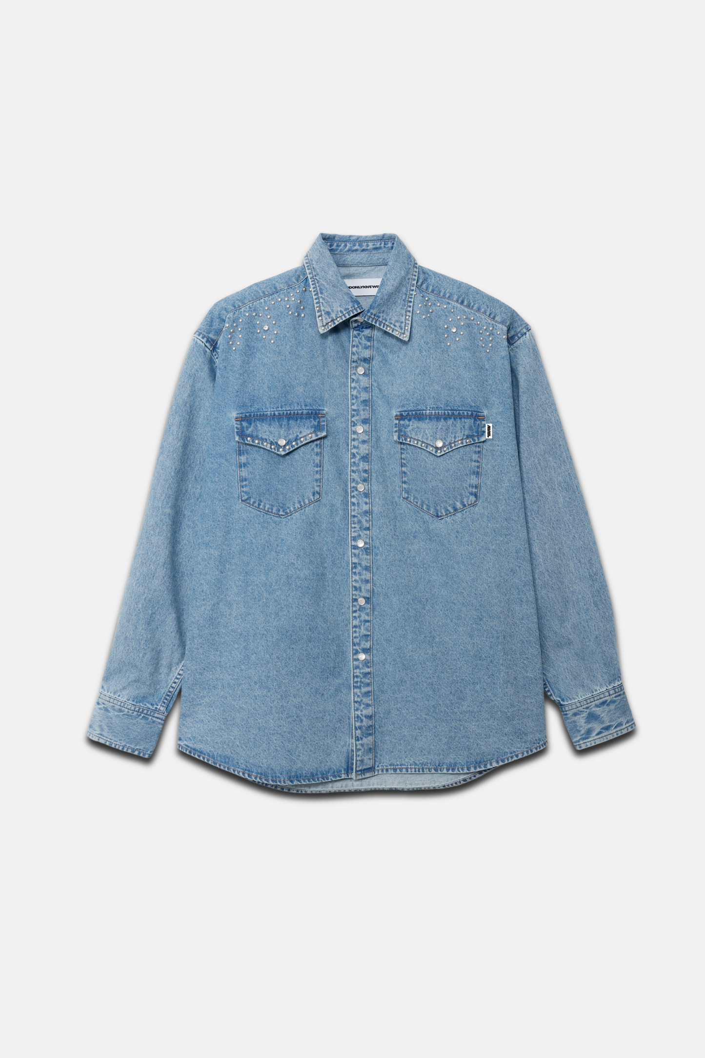 STUDS WESTERN DENIM SHIRT