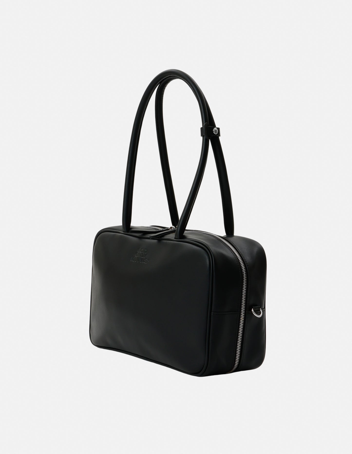 FAKE LEATHER HANDLE BAG