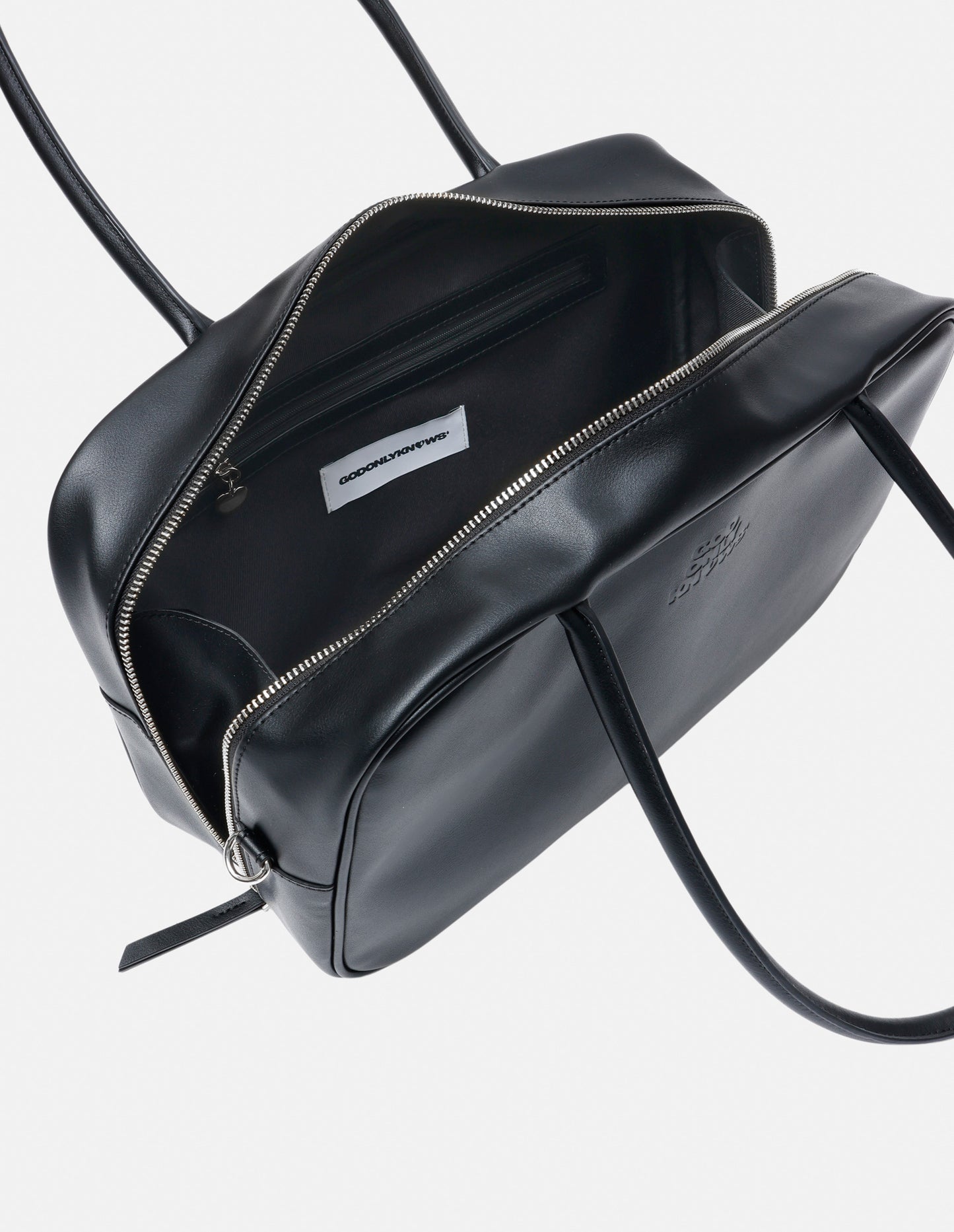 FAKE LEATHER HANDLE BAG