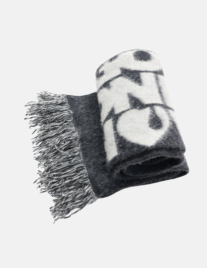 SIGNATURE LOGO WOOL SCARF