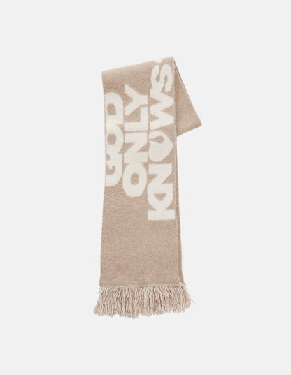 SIGNATURE LOGO WOOL SCARF