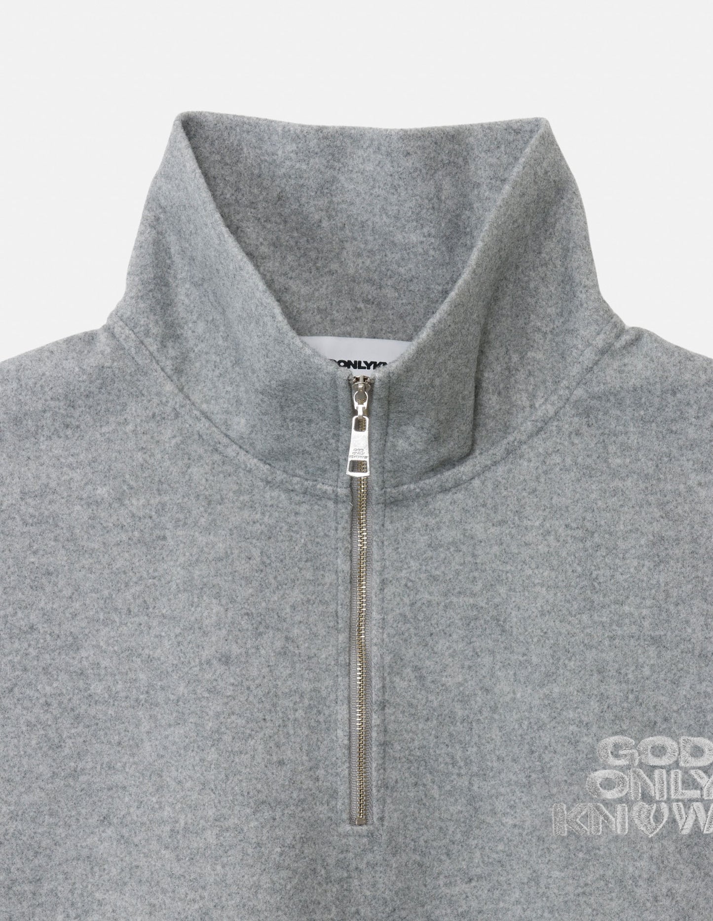 WOOLLY HALF ZIP TOPS