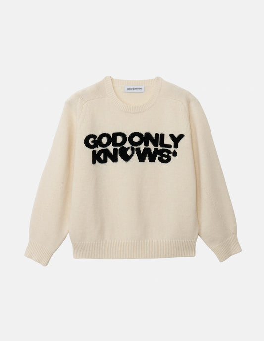 LOGO CREW NECK KNIT