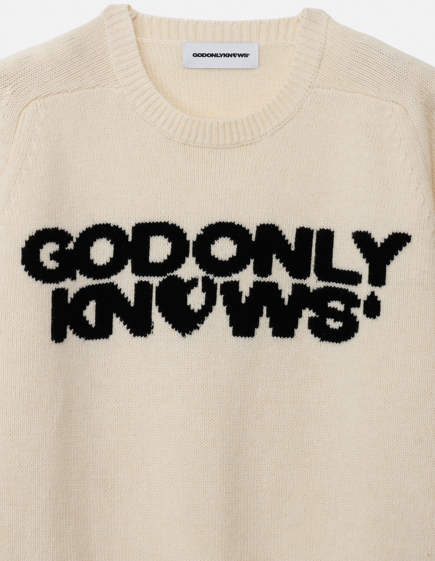 GOLDEN  CREW NECK SWETA 新品未使用タグ付き GOLDEN W S BOYFRIEND KNIT CREW NECK COTTON WITH LOGO（ニット