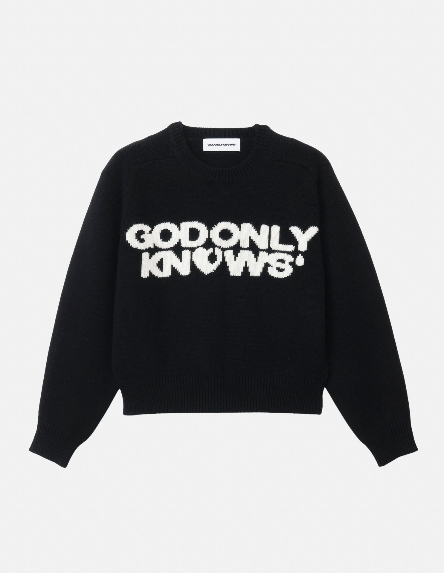 LOGO CREW NECK KNIT – GOD ONLY KNOWS