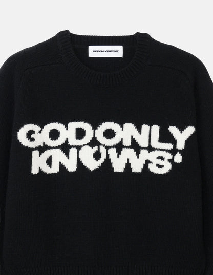 LOGO CREW NECK KNIT