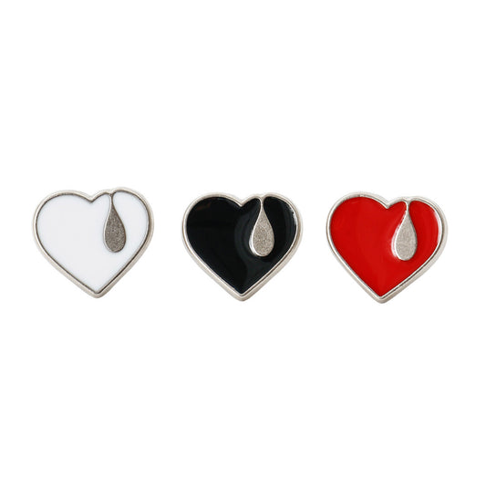 HEART PIN BADGE SET