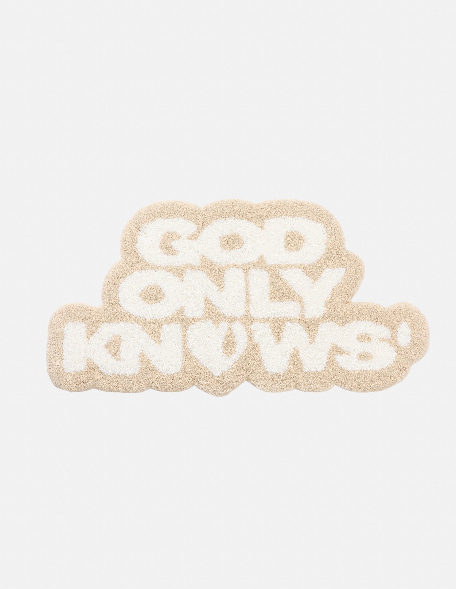 SIGNATURE LOGO RUG – GOD ONLY KNOWS