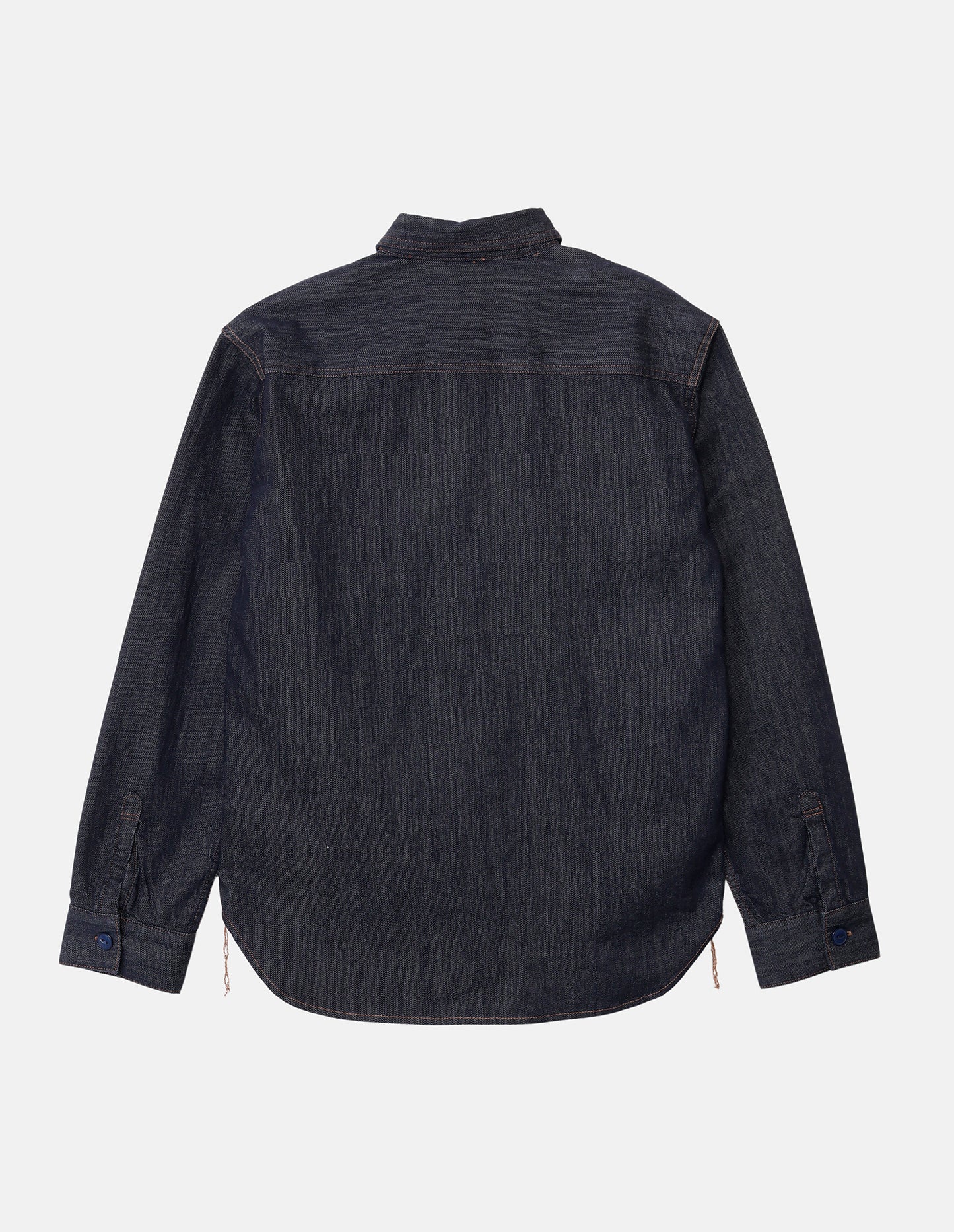 TEAR HEART PRINT DENIM SHIRT