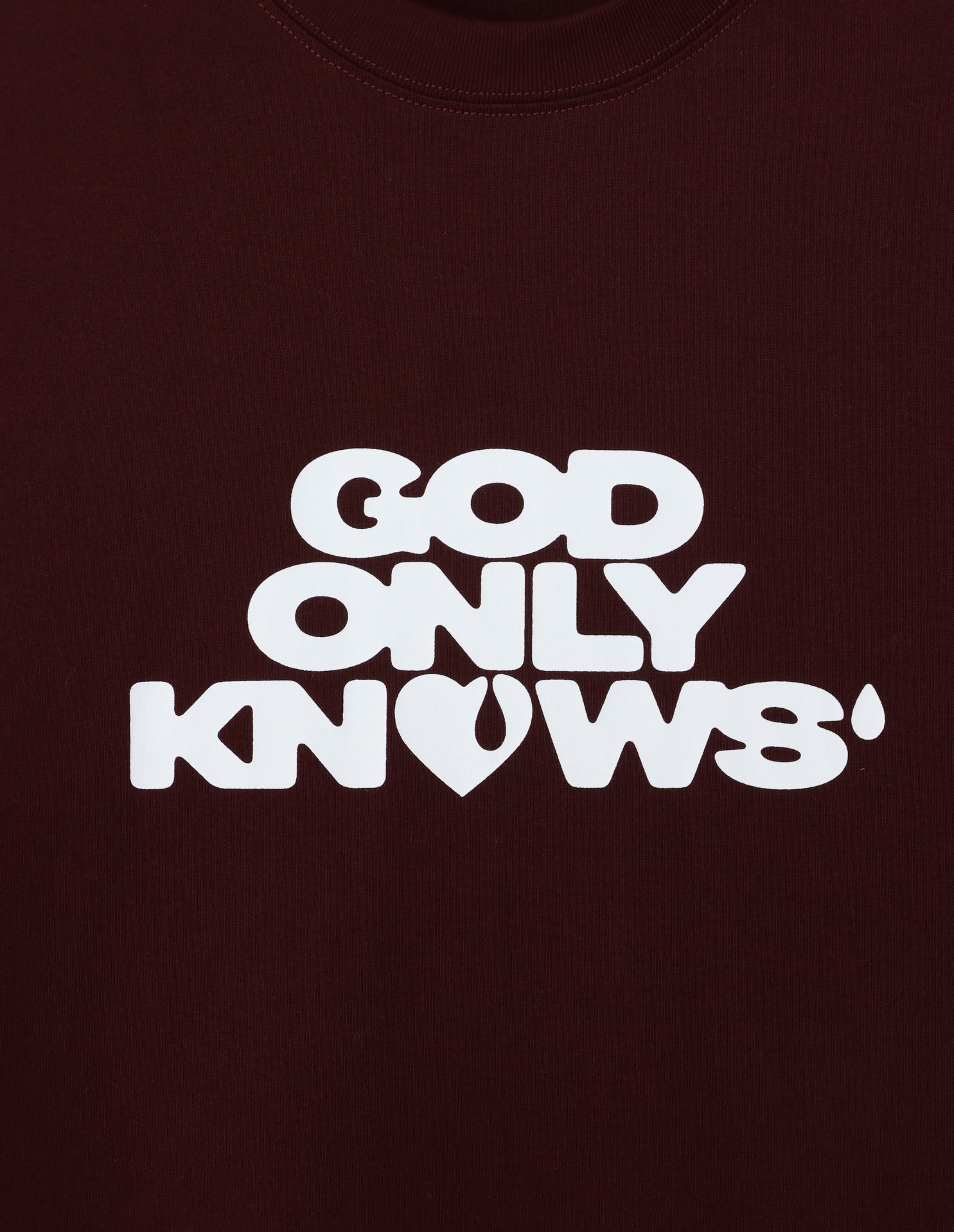 SIGNATURE LOGO TEE – GOD ONLY KNOWS