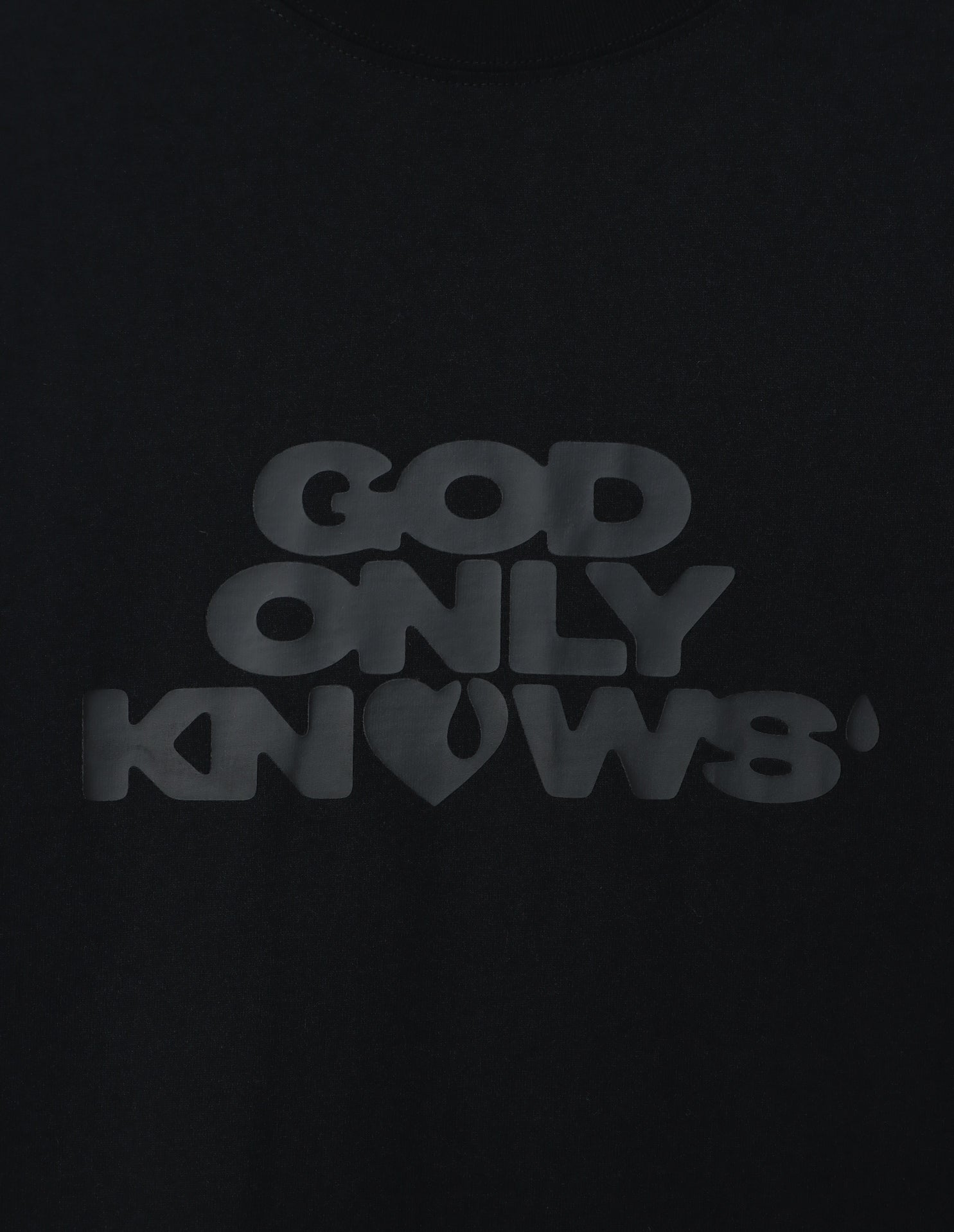 SIGNATURE LOGO TEE – GOD ONLY KNOWS