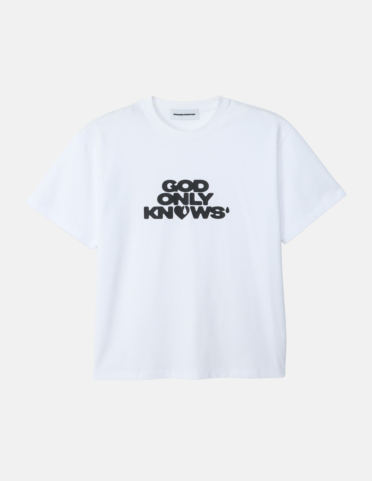 SIGNATURE LOGO TEE – GOD ONLY KNOWS
