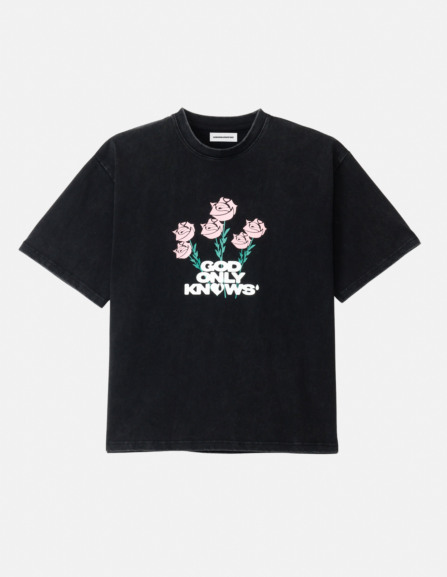 PIGMENT ROSE TEE – GOD ONLY KNOWS