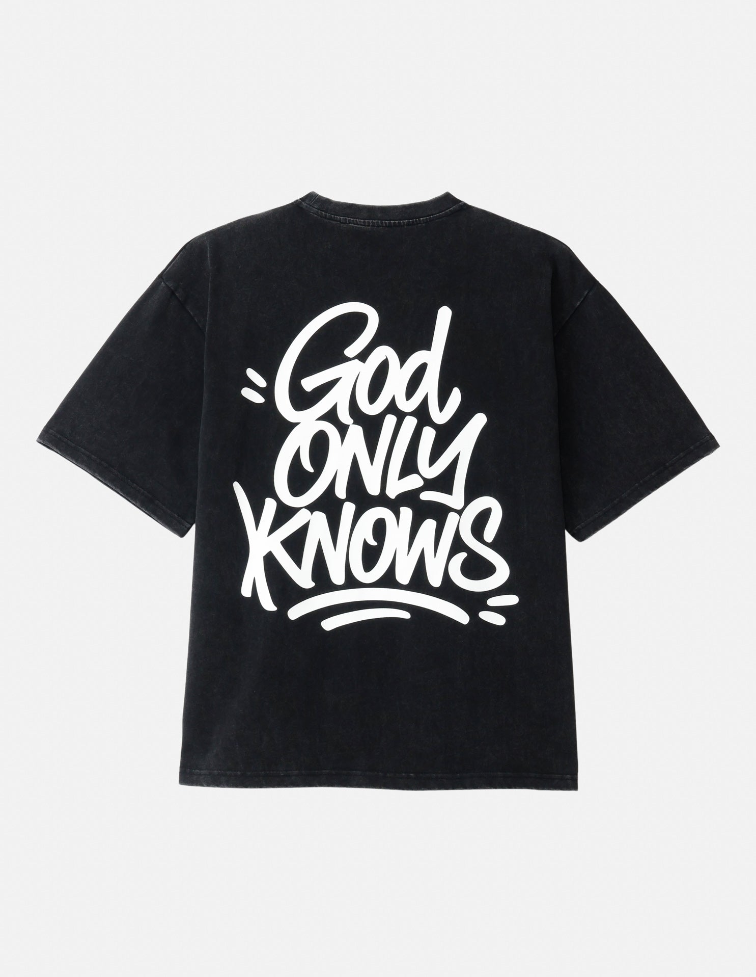 トップス GOD ONLY KNOWS x FRAGMENT T-Shirt BLACK ギャラリー：岩田剛典がディレクションを務めるゴッド・オンリー