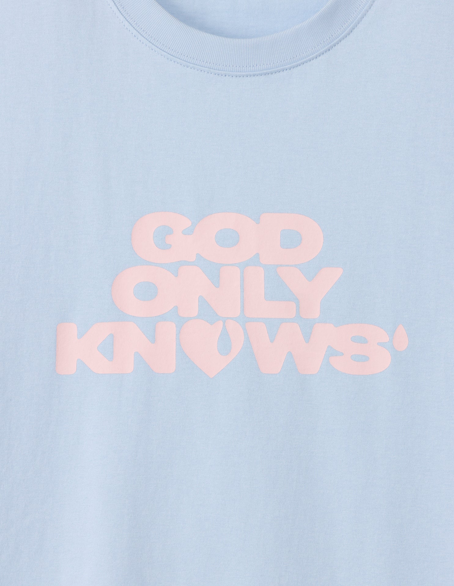SIGNATURE LOGO TEE – GOD ONLY KNOWS