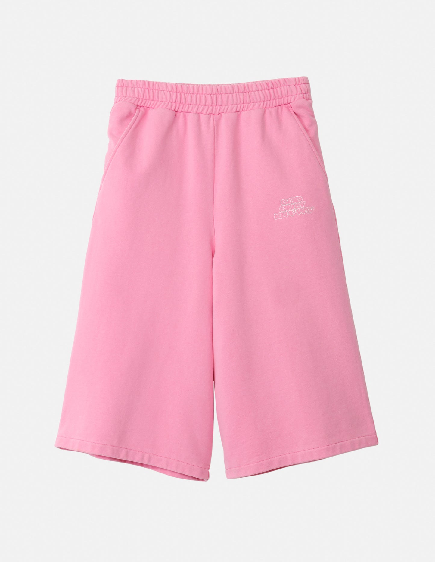 PIGMENT CROPPED WIDE  SWEAT SHORTS