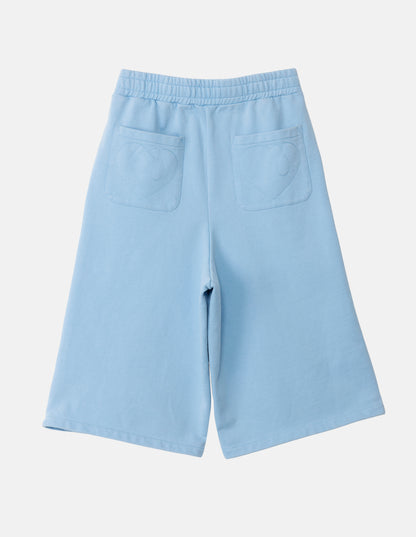 PIGMENT CROPPED WIDE  SWEAT SHORTS