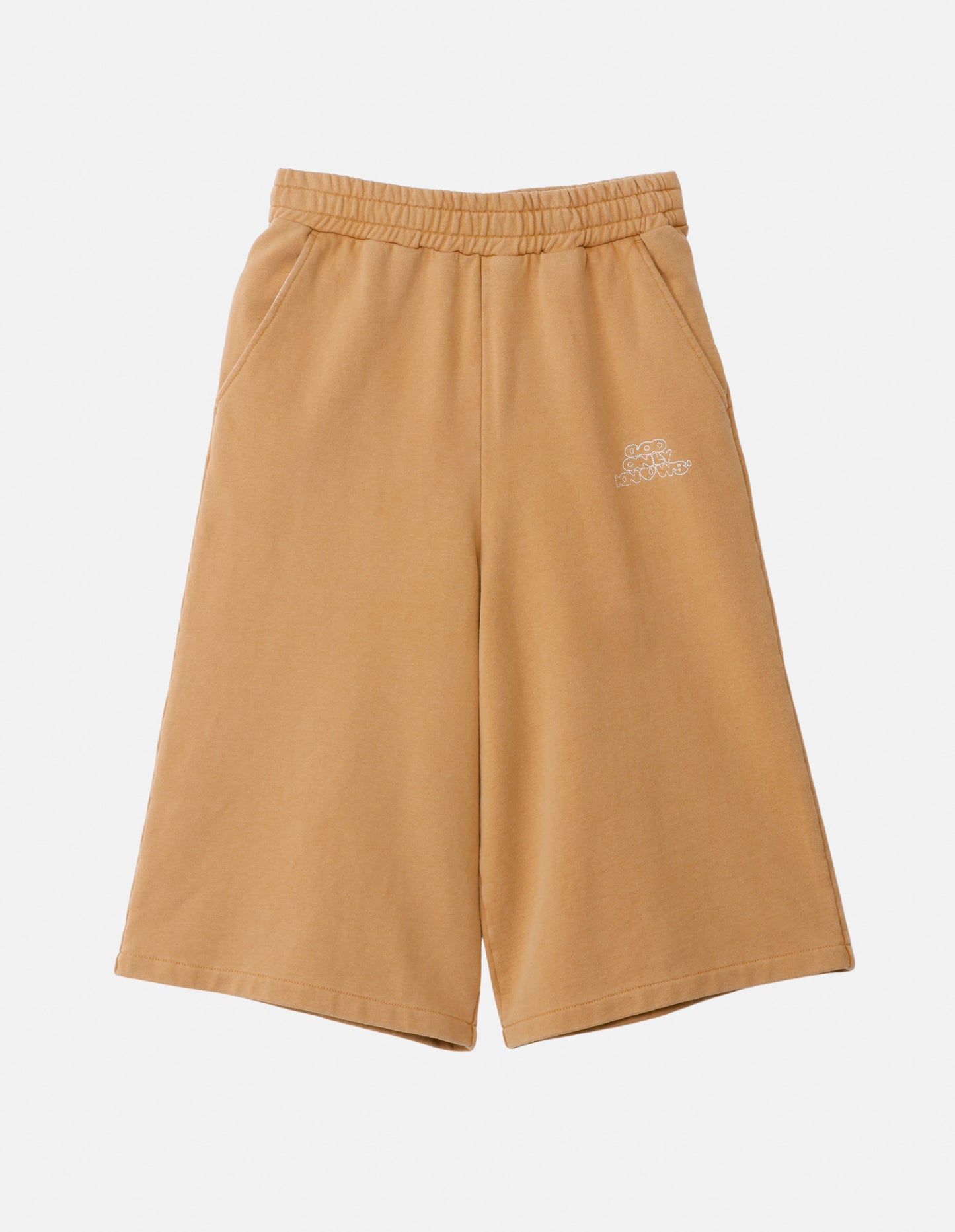PIGMENT CROPPED WIDE  SWEAT SHORTS
