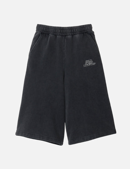 PIGMENT CROPPED WIDE  SWEAT SHORTS