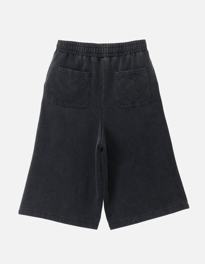 PIGMENT CROPPED WIDE  SWEAT SHORTS
