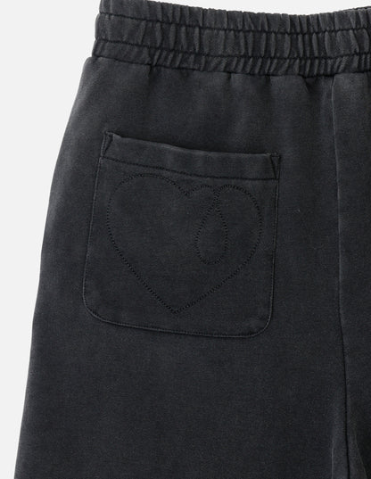 PIGMENT CROPPED WIDE  SWEAT SHORTS