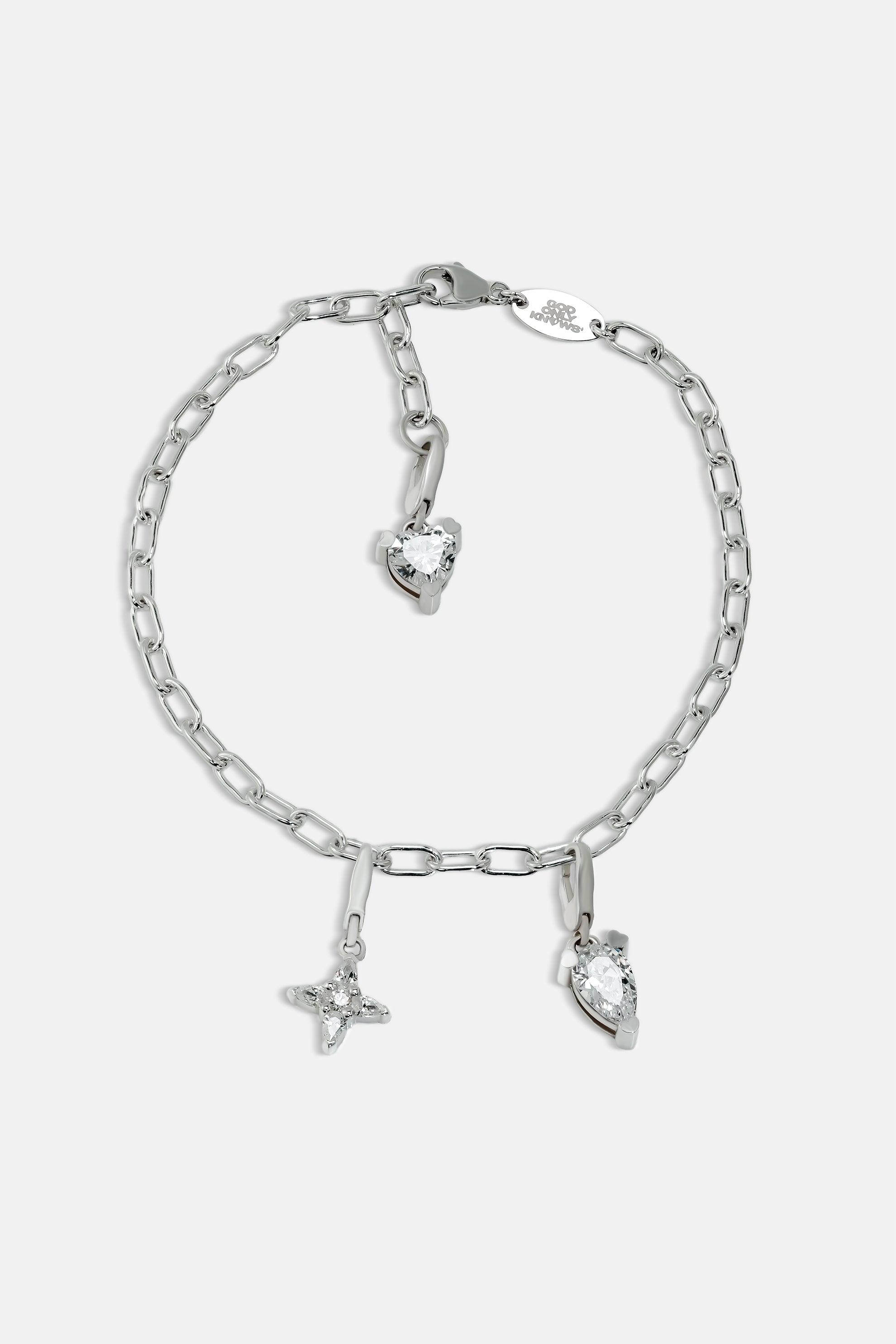 GOD ONLY KNOWS PEARL CHAIN BRACELET Mサイズ GOD ONLY KNOWS PEARL CHAIN BRACELET Mサイズ
