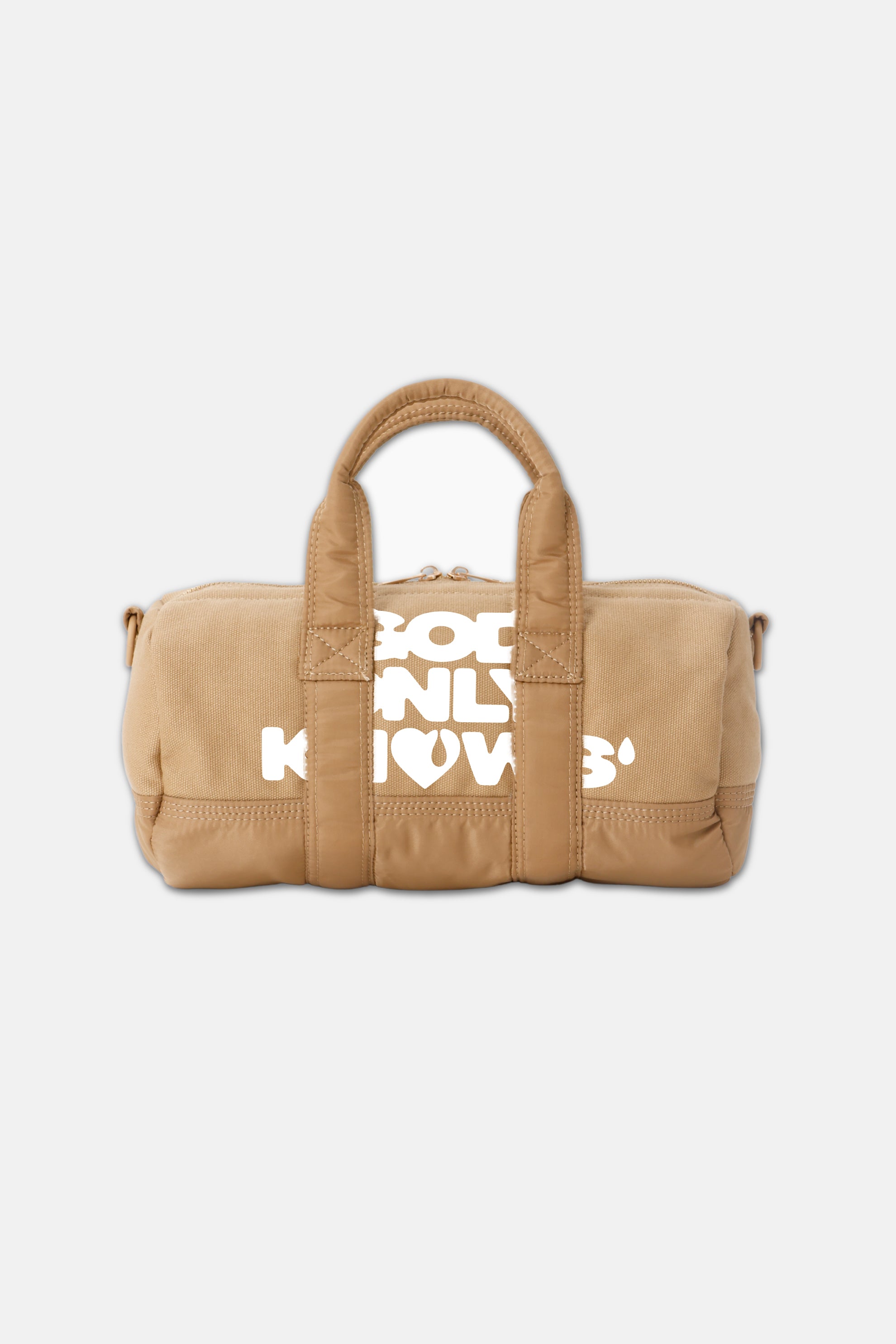 2WAY MINI BOSTON BAG – GOD ONLY KNOWS