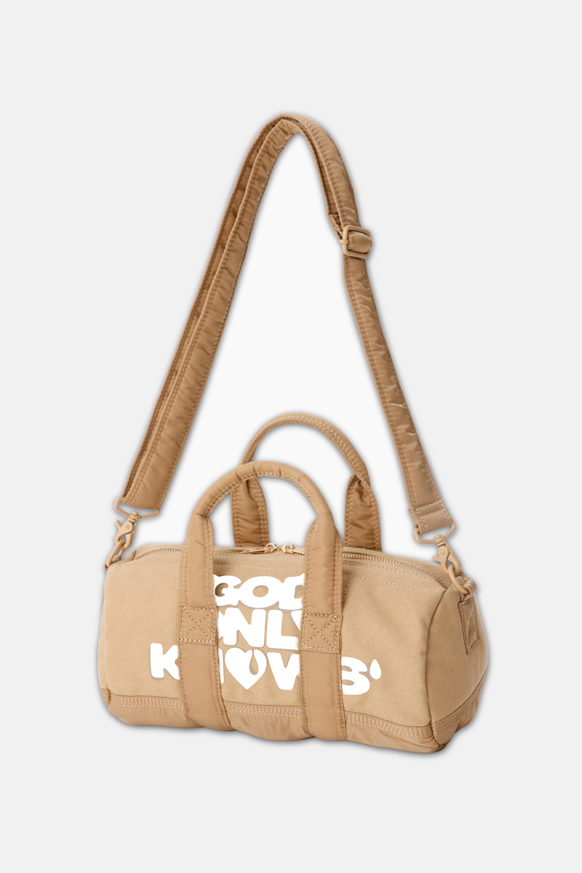 2WAY MINI BOSTON BAG – GOD ONLY KNOWS