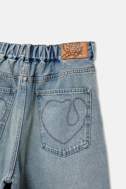 WIDE DENIM PANTS