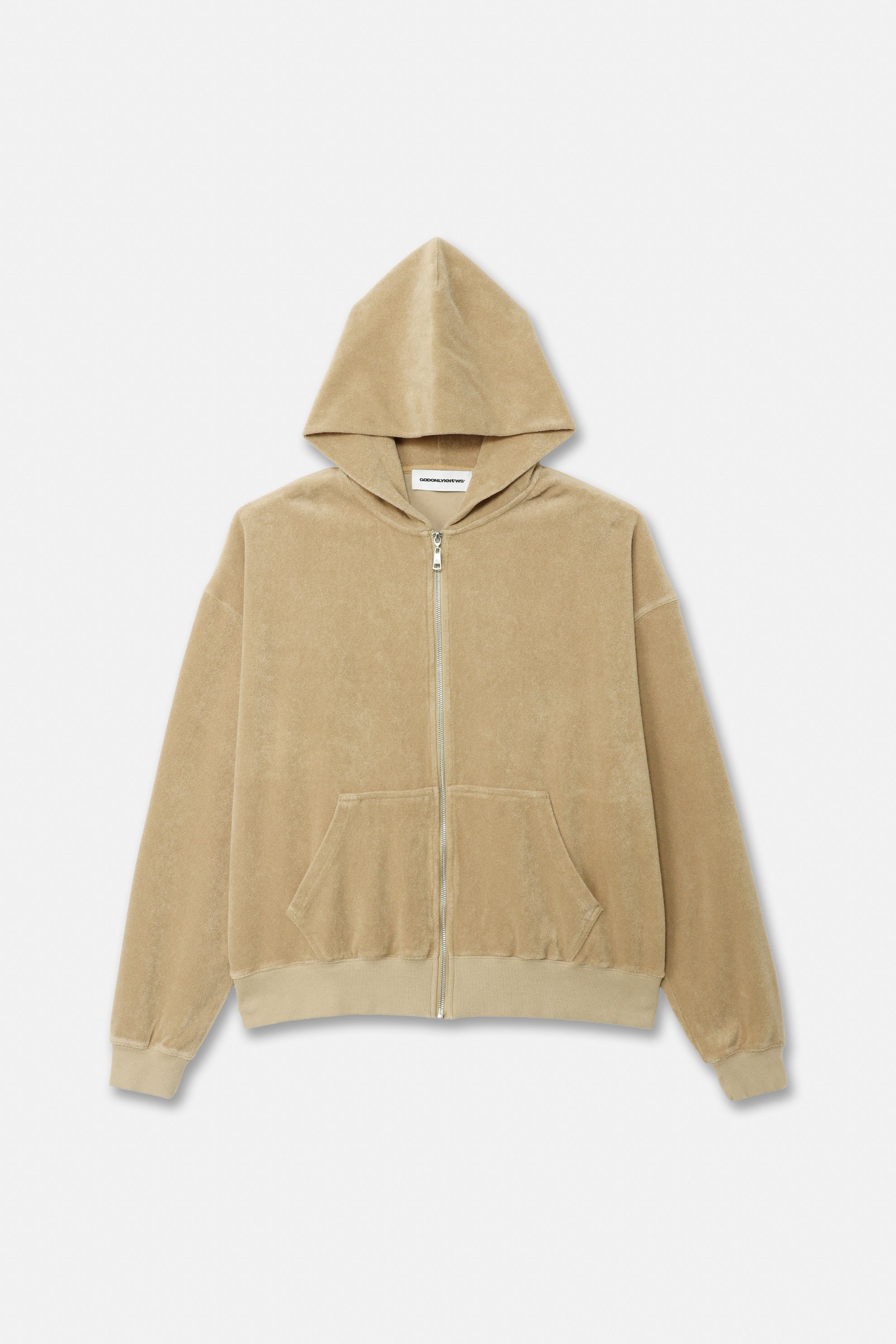 PILE ZIP-UP HOODIE – GOD ONLY KNOWS