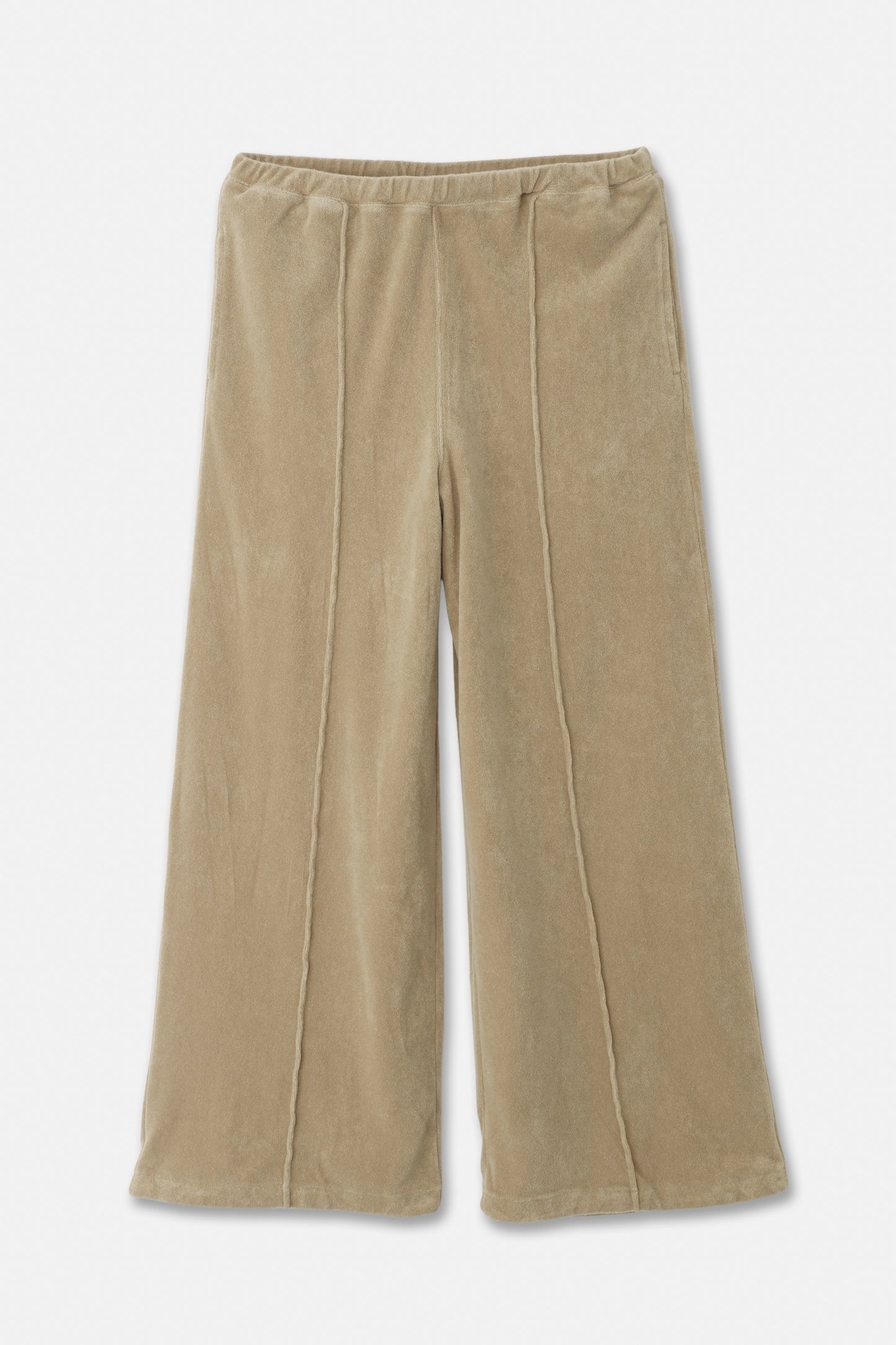PILE WIDE PANTS